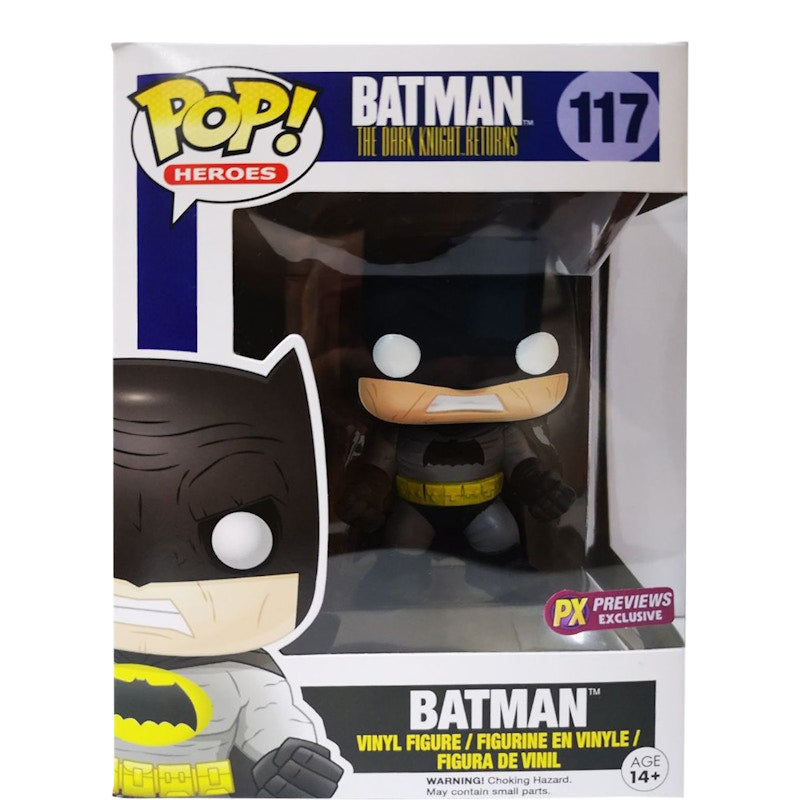 Funko Pop! Heroes Batman The Dark Knight Returns Batman PX Previews Figure #117