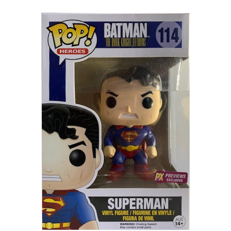 Funko Pop! Heroes Batman The Dark Knight Returns Superman PX Previews Figure #114