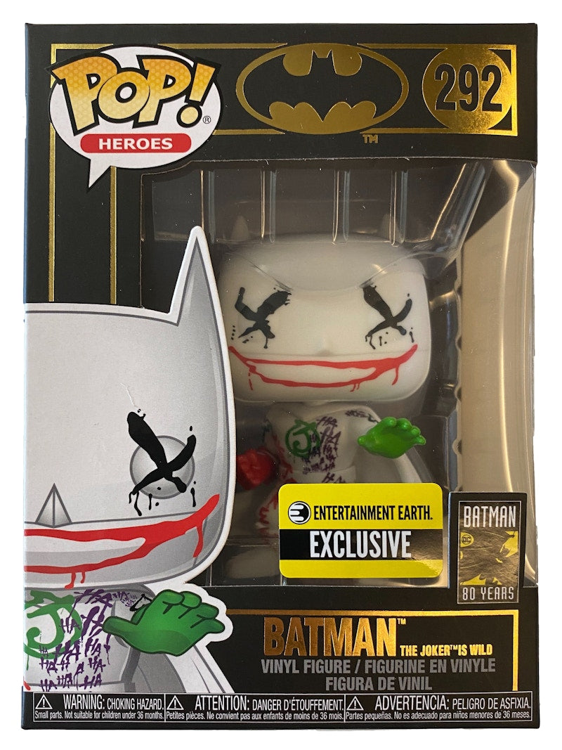Funko Pop! Heroes Batman The Joker Is Wild Entertainment Earth Exclusive Figure #292