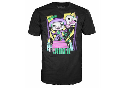 Funko Pop! Heroes Batman The Joker With T-Shirt Bundle AE Exclusive Figure #403