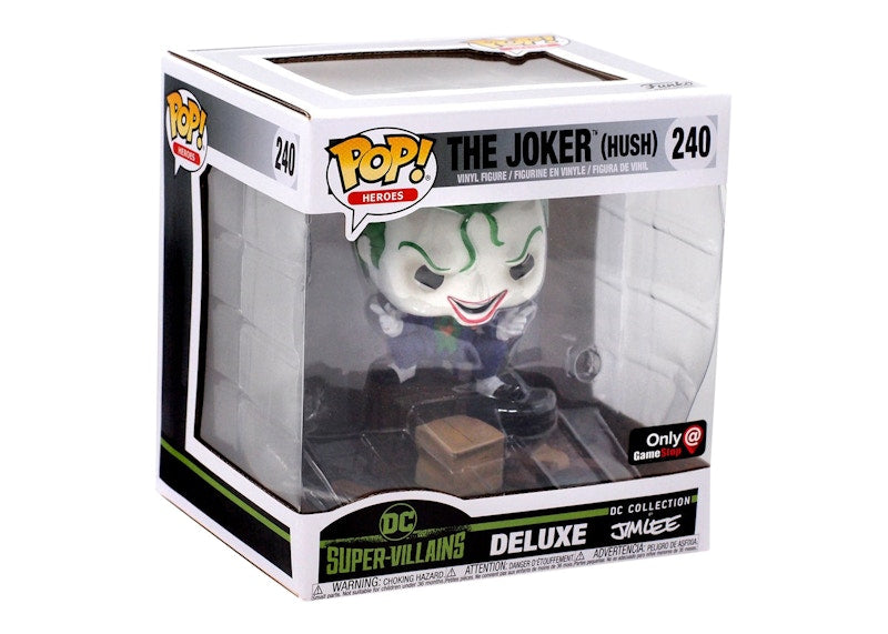 Funko Pop! Heroes DC Collection by Jim Lee The Joker Hush GameStop Exclusive Deluxe Figure #240