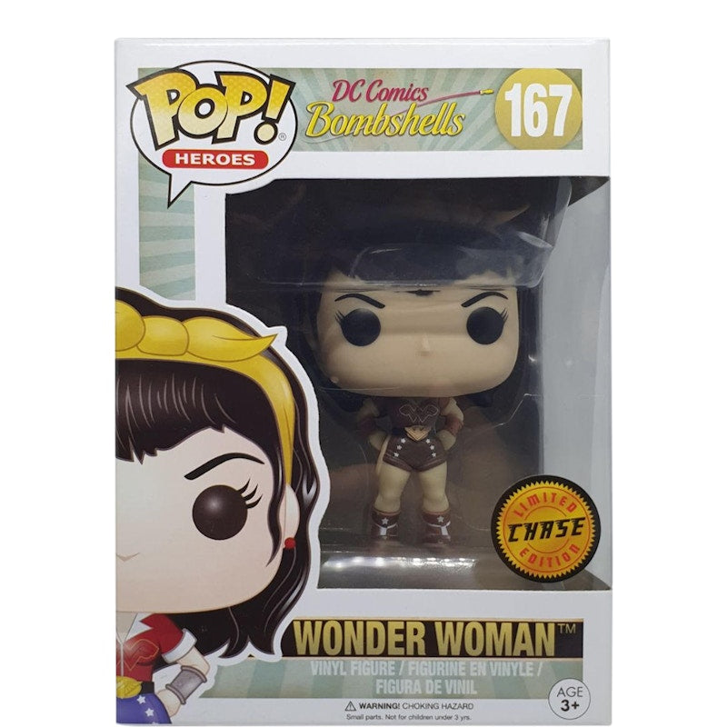 Funko Pop! Heroes DC Comics Bombshells Wonder Woman (Chase) Figure #167