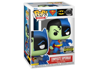 Funko Pop! Heroes DC Comics Composite Superman Entertainment Earth Exclusive Figure #468