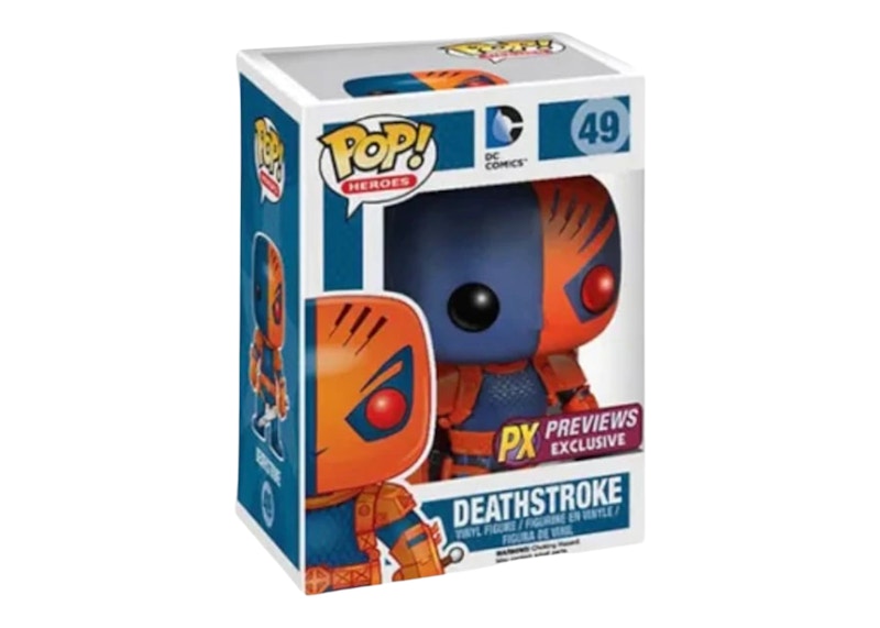 Funko Pop! Heroes DC Comics Deathstroke PX Previews Exclusive Figure #49