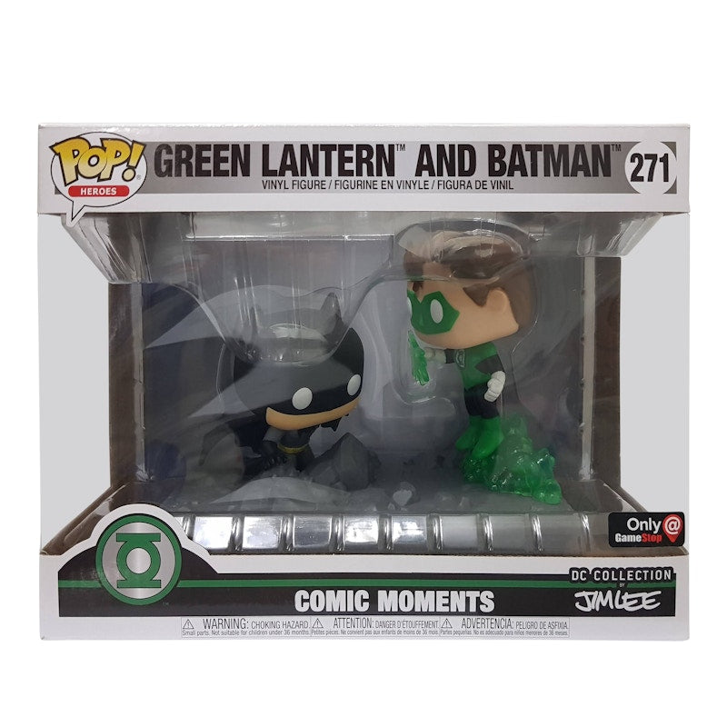 Funko Pop! Heroes DC Comics Green Lantern And Batman GameStop Exclusive Movie Moments Figure #269