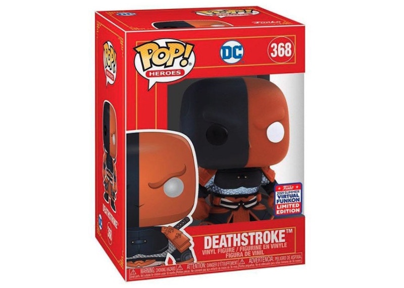 Funko Pop! Heroes DC Deathstroke 2021 Summer Virtual Funkon Exclusive Figure #368