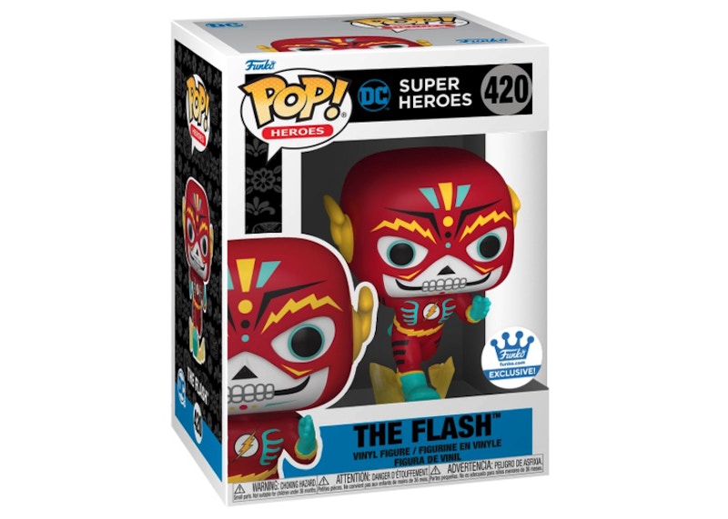 Funko Pop! Heroes DC Dia De Los Super Heroes The Flash Funko Shop Exclusive Figure #420