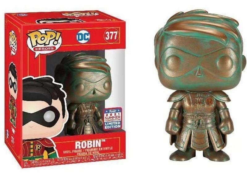 Funko Pop! Heroes DC Robin 2021 Summer Convention Exclusive Figure #377