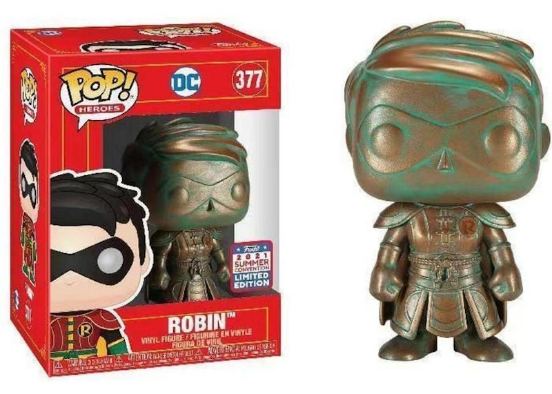 Funko Pop! Heroes DC Robin (Patina) Summer Convention Limited Edition Figure #377