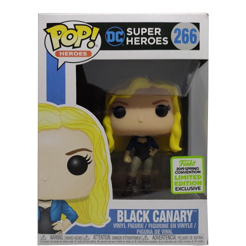 Funko Pop! Heroes DC Super Heroes Black Canary Spring Convention Exclusive Figure #266