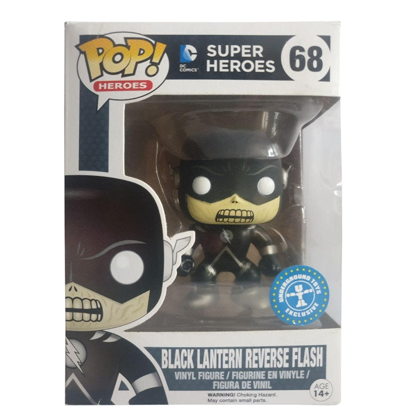 Funko Pop! Heroes DC Super Heroes Black Lantern Reverse Flash Underground Toys Exclusive Figure #68