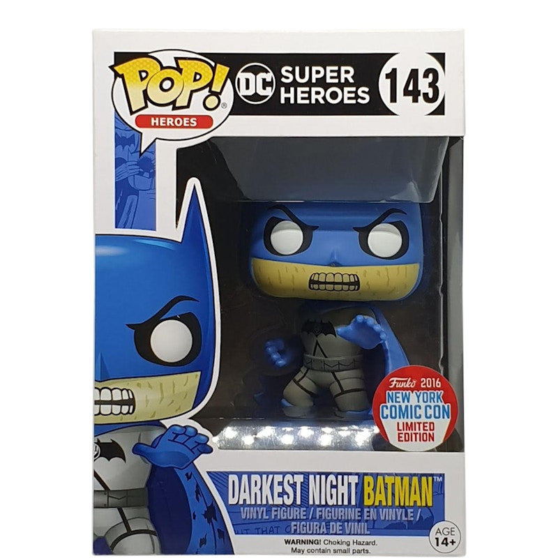 Funko Pop! Heroes DC Super Heroes Darkest Night Batman NYCC Figure #143
