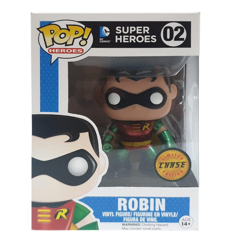 Funko Pop! Heroes DC Super Heroes Robin (Chase) Figure #02