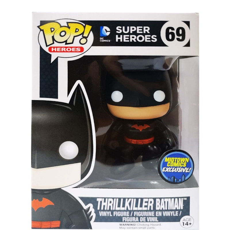 Funko Pop! Heroes DC Super Heroes Thrillerkiller Batman Midtown Comics Exclusive Figure #69