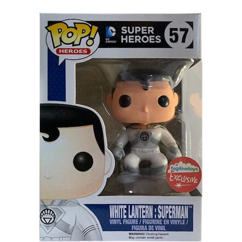 Funko Pop! Heroes DC Super Heroes White Lantern:Superman Fugitive Toys Exclusive Figure #57