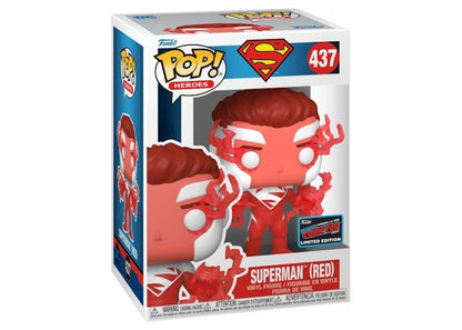 Funko Pop! Heroes DC Superman (Red) 2022 NYCC Exclusive Figure #437