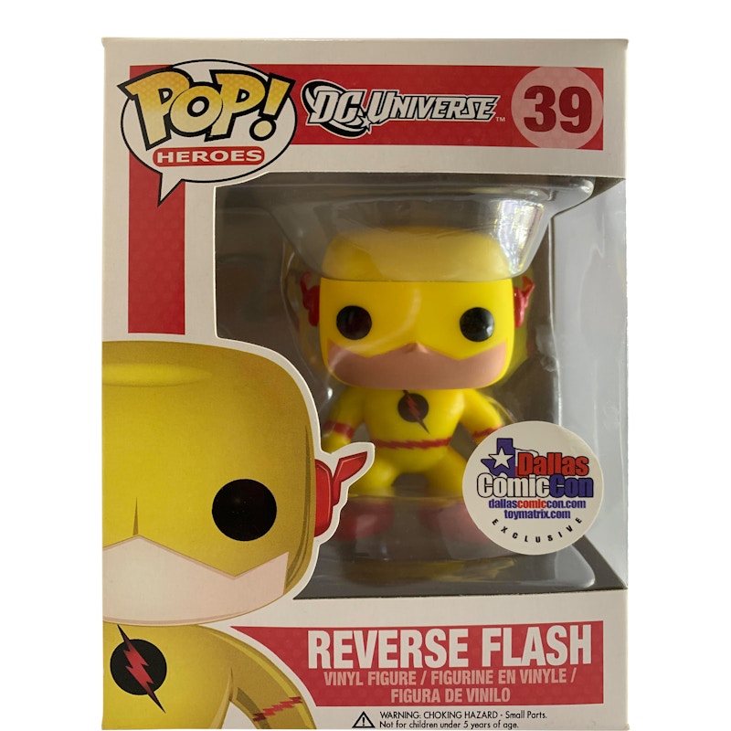 Funko Pop! Heroes DC Universe Reverse Flash Dallas Comic Con Figure #39