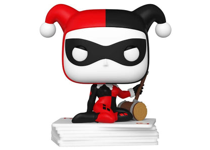 Funko Pop! Heroes Harley Quinn 30th Anniversary Harley Quinn with Cards GameStop Exclusive Figure #454