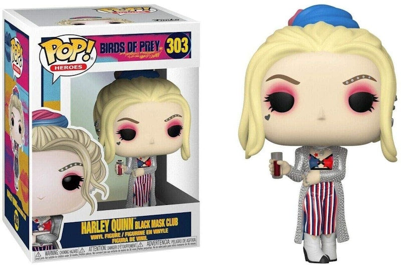 Funko Pop! Heroes Harley Quinn Black Mask Club Figure #303