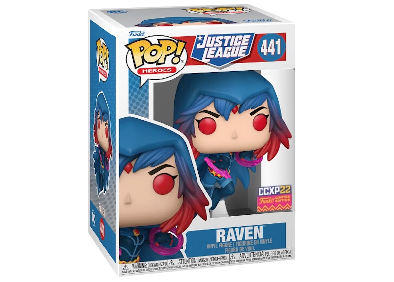 Funko Pop! Heroes Justice League Raven 2022 CCXP Exclusive Figure #441