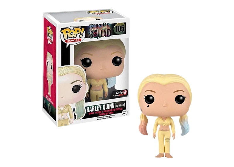 Funko Pop! Heroes Suicide Squad Harley Quinn HQ Inmate GameStop Exclusive Figure #105