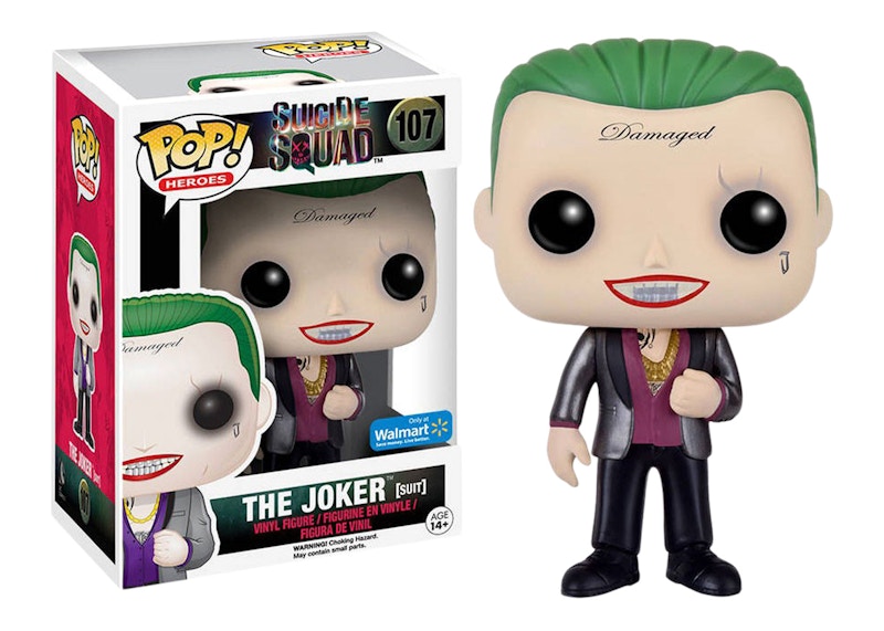 Funko Pop! Heroes Suicide Squad The Joker Suit Walmart Exclusive Figure #107