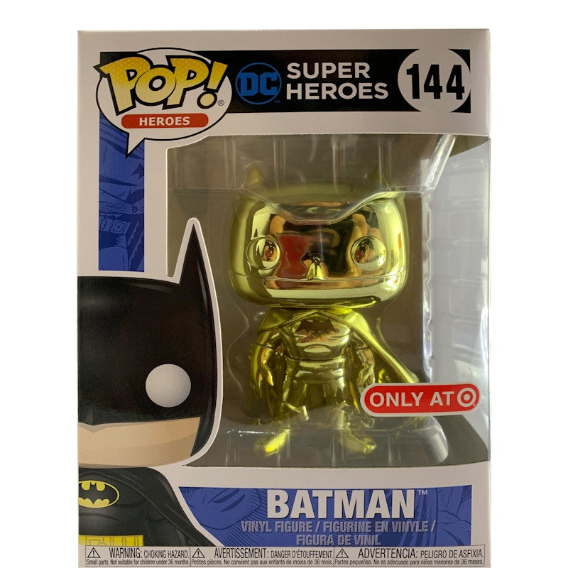 Funko Pop! Heroes Super Heroes Batman Gold Target Exclusive Figure #144