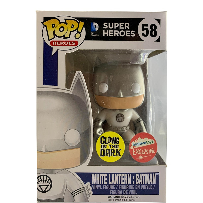 Funko Pop! Heroes Super Heroes White Lanter Batman (Glow) Fugitive Toys Exclusive Figure #58