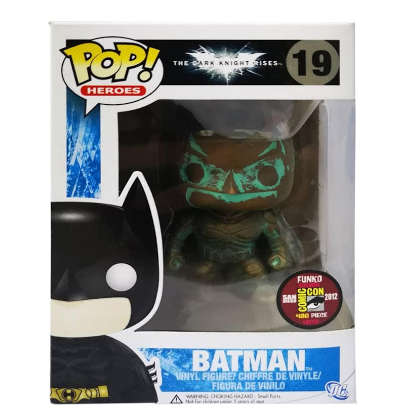 Funko Pop! Heroes The Dark Knight Series Batman (Patina) SDCC Figure #19