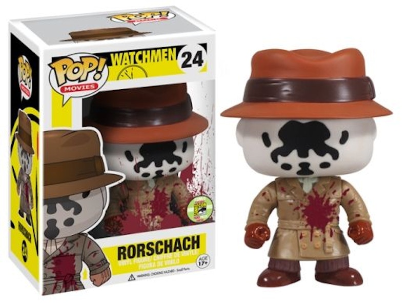 Funko Pop! Heroes Watchmen Rorschach (Bloody) SDCC Figure #24