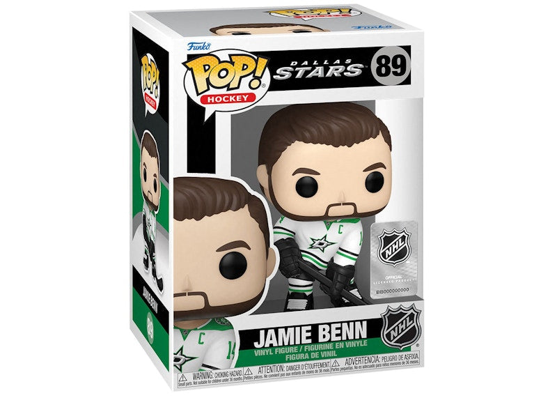 Funko Pop! Hockey NHL Dallas Stars Jamie Benn (Away Jersey) Figure #89
