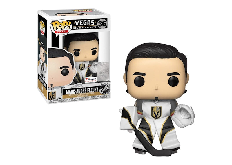 Funko Pop! Hockey Vegas Golden Knights Marc-Andre Fleury White Jersey Fanatics Exclusive Figure #36