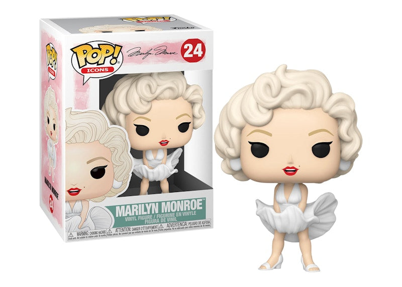 Funko Pop! Icons Funko Marilyn Monroe White Dress Figure #24