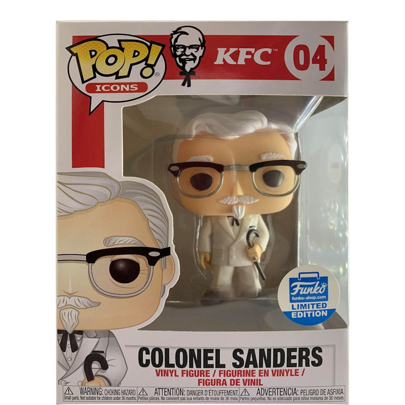 Funko Pop! Icons KFC Colonel Sanders Funko Shop Edition Figure #04