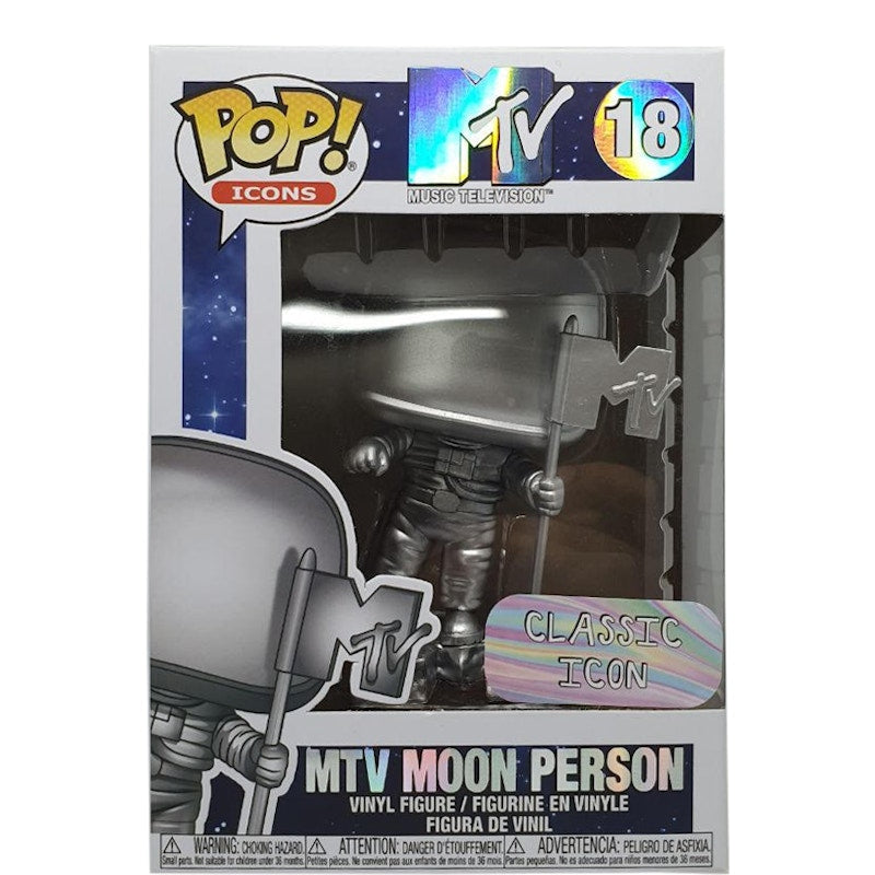 Funko Pop! Icons MTV Moon Person Classic Icon Figure #18