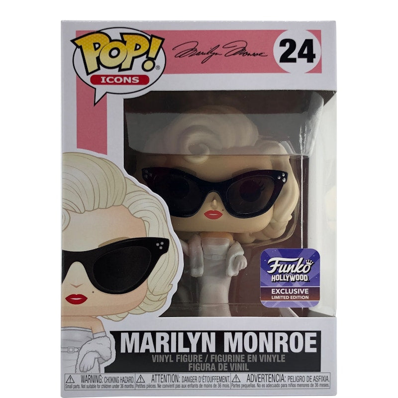 Funko Pop! Icons Marilyn Monroe (Sunglasses) Hollywood Exclusive Figure # 24