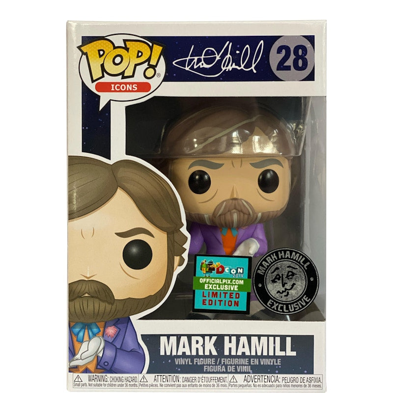 Funko Pop! Icons Mark Hamill Exclusive Joker Suit DesignerCon Exclusive Figure # 28