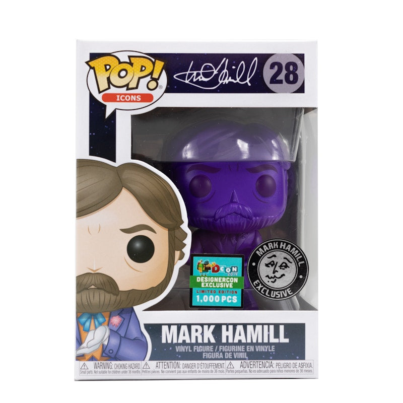 Funko Pop! Icons Mark Hamill Exclusive Purple Joker Suit DesignerCon Exclusive Figure # 28