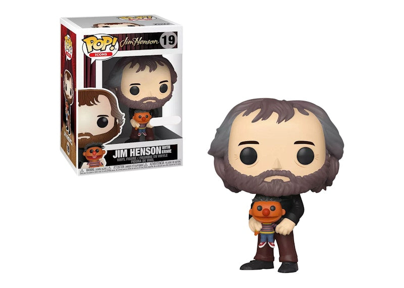 Funko Pop! Icons Muppets Jim Henson with Ernie Target Exclusive Figure #19