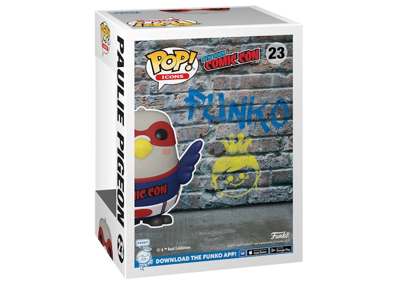 Funko Pop! Icons New York Comic Con Paulie Pigeon 2022 Fall Convention Exclusive Figure #23