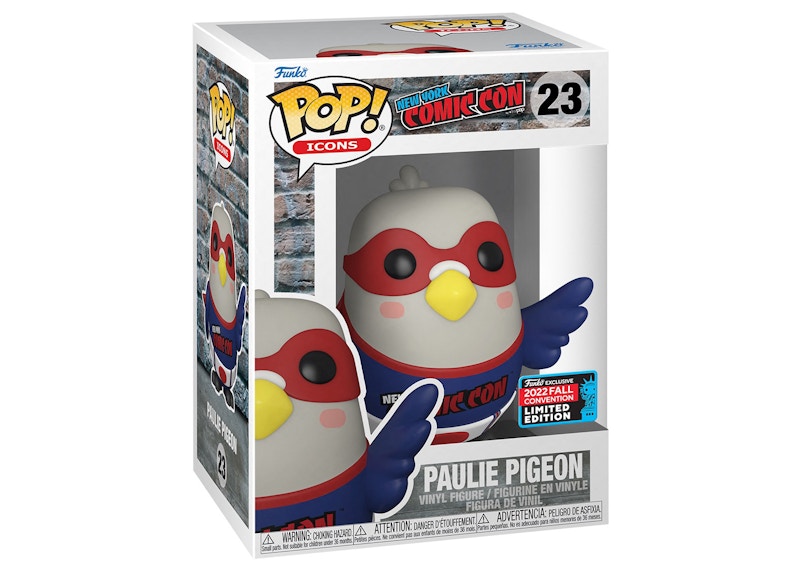 Funko Pop! Icons New York Comic Con Paulie Pigeon 2022 Fall Convention Exclusive Figure #23