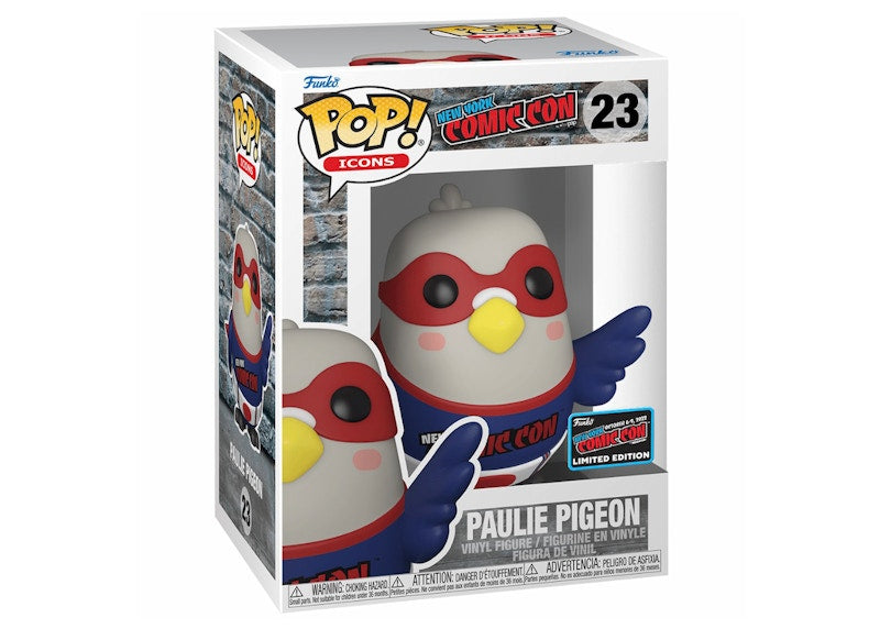 Funko Pop! Icons New York Comic Con Paulie Pigeon 2022 NYCC Exclusive Figure #23