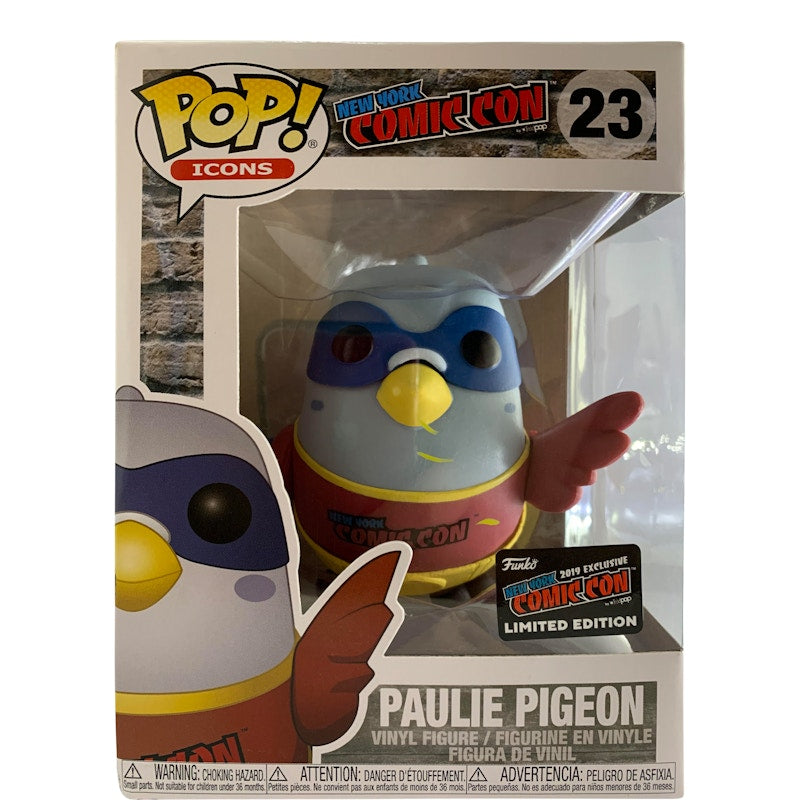 Funko Pop! Icons New York Comic Con Paulie Pigeon (Red) NYCC FIgure #23