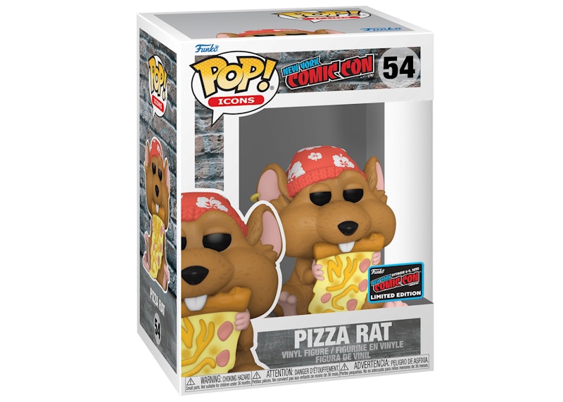 Funko Pop! Icons New York Comic Con Pizza Rat 2022 NYCC Exclusive Figure #54