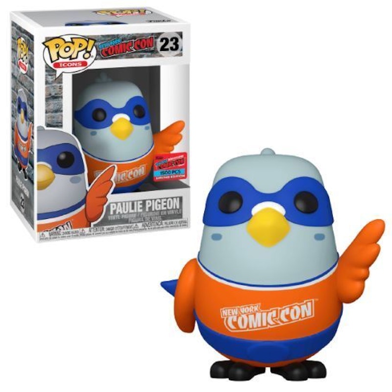 Funko Pop! Icons Paulie Pigeon Blue Shirt LE 1500 NYCC Exclusive Figure #23