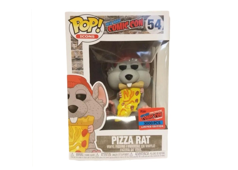 Funko Pop! Icons Pizza Rat Red Hat LE 3000 NYCC Exclusive Figure #54