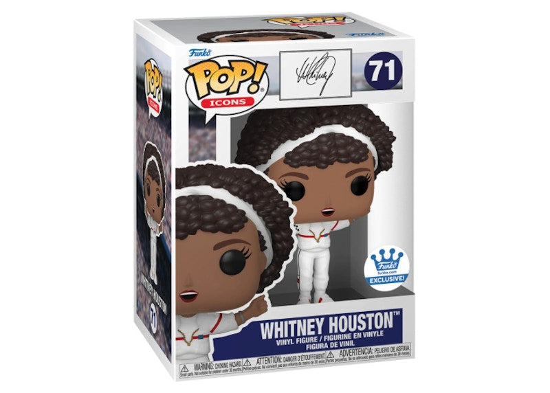 Funko Pop! Icons Whitney Houston Funko Shop Exclusive Figure #71