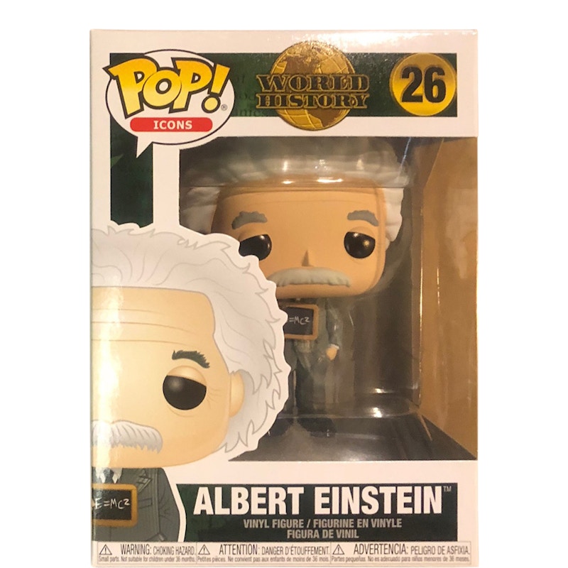 Funko Pop! Icons World History Albert Einstein Figure #26