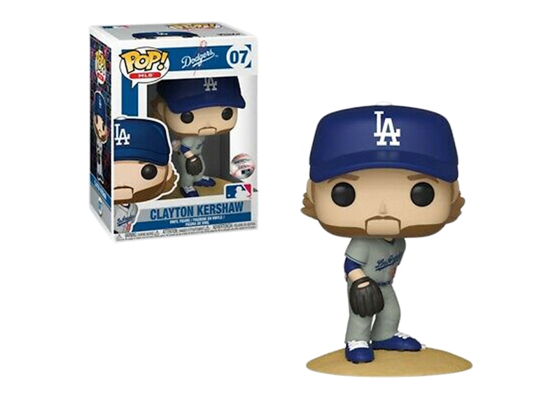 Funko Pop! MLB Los Angeles Dodgers Clayton Kershaw Road Uniform Figure #07