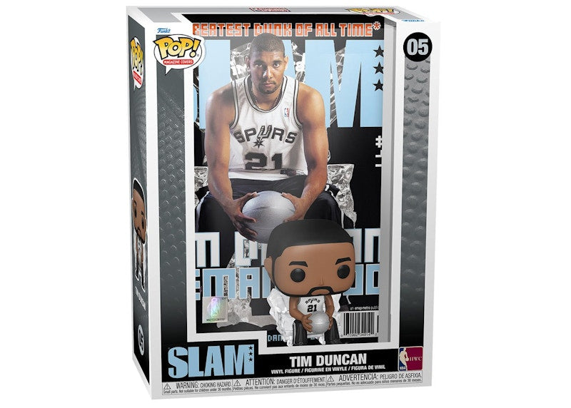Funko Pop! Magazine Covers NBA SLAM Tim Duncan Figure #05